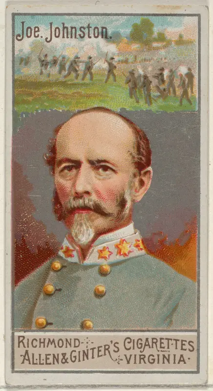 Joseph Eggleston Johnston, from the Great Generals series (N15) for Allen & Ginter Cigarettes Brands Wall Art by Allen & Ginter - High-Resolution Digital Print