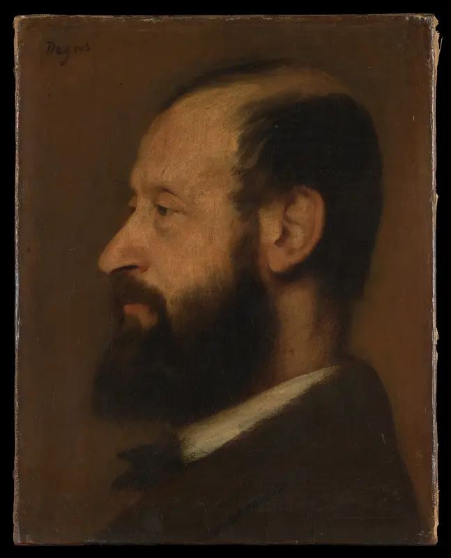 Joseph-Henri Altès (1826–1895) Wall Art by Edgar Degas - High-Resolution Digital Print
