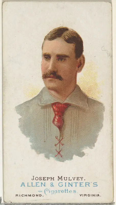 Joseph Mulvey, Baseball Player, from World's Champions, Series 1 (N28) for Allen & Ginter Cigarettes Wall Art by Allen & Ginter - High-Resolution Digital Print