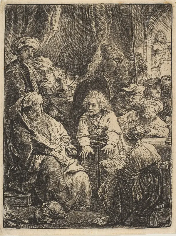 Joseph Telling His Dreams Wall Art by Rembrandt (Rembrandt van Rijn) - High-Resolution Digital Print
