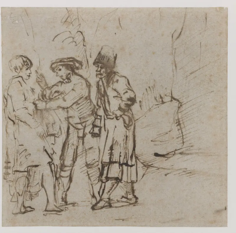 Joseph Threatened by his Brothers Wall Art by Unknown - High-Resolution Digital Print