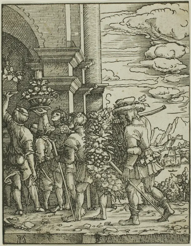 Joshua and Caleb Wall Art by Albrecht Altdorfer - High-Resolution Digital Print