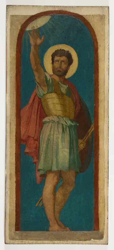 Joshua, with the Sun at Upper Left Wall Art by Hippolyte Flandrin - High-Resolution Digital Print