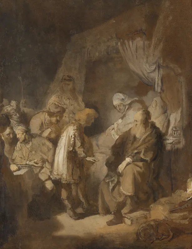 Jozef vertelt zijn dromen Wall Art by Unknown - High-Resolution Digital Print