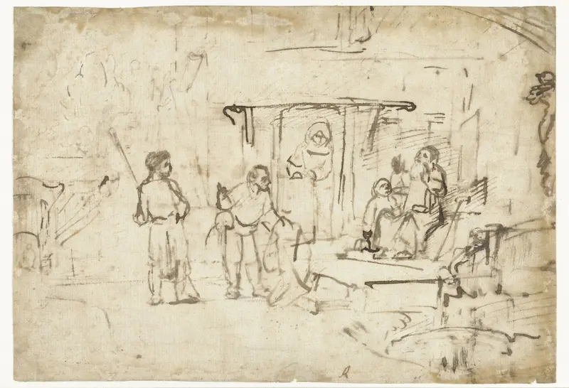Jozefs bebloede rok wordt aan Jacob getoond Wall Art by Unknown - High-Resolution Digital Print