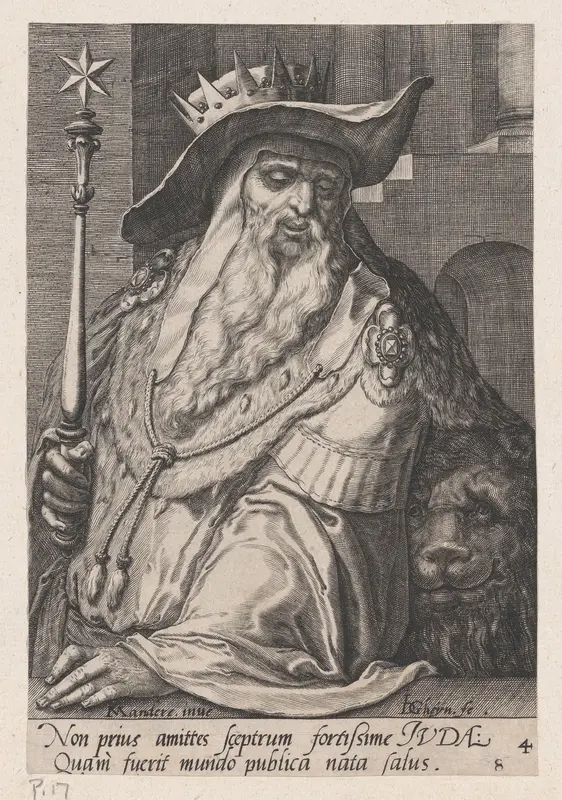 Judah, from "The Twelve Sons of Jacob" Wall Art by Jacques de Gheyn II - High-Resolution Digital Print