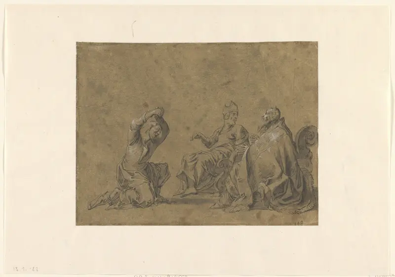 Judas brengt de zilverlingen terug Wall Art by Leonaert Bramer - High-Resolution Digital Print