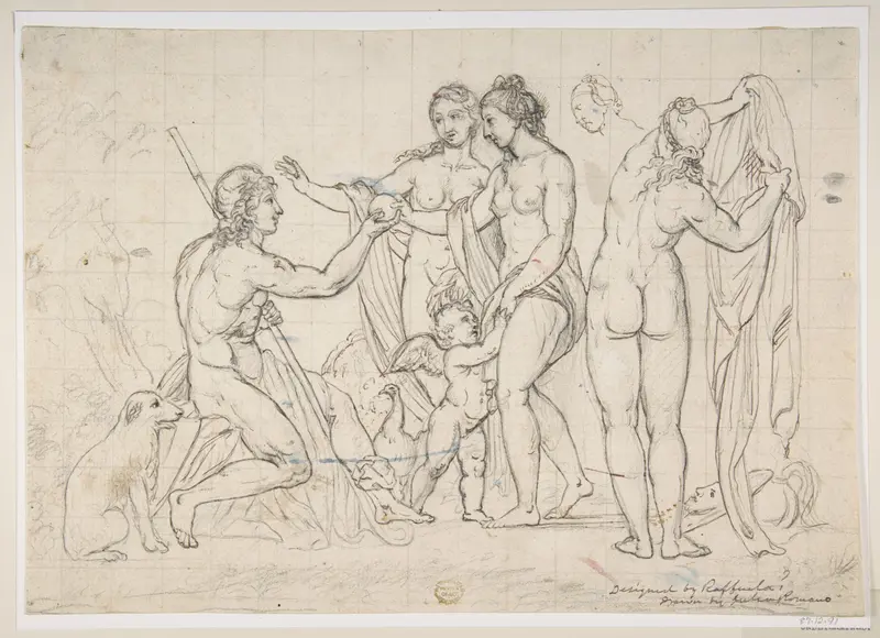 Judgment of Paris, after Raphael Wall Art by Raphael (Raffaello Sanzio or Santi) - High-Resolution Digital Print