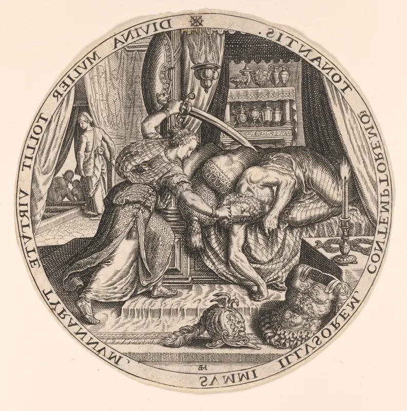 Judith and Holofernes Wall Art by Johann Theodor de Bry - High-Resolution Digital Print