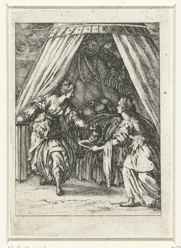 Judith met het hoofd van Holofernes Wall Art by Jacques Callot - High-Resolution Digital Print
