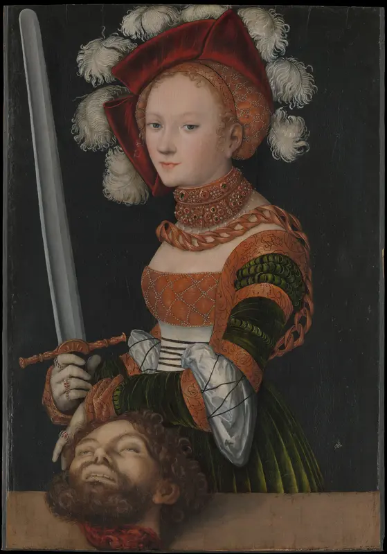 Judith with the Head of Holofernes Wall Art by Lucas Cranach the Elder - High-Resolution Digital Print