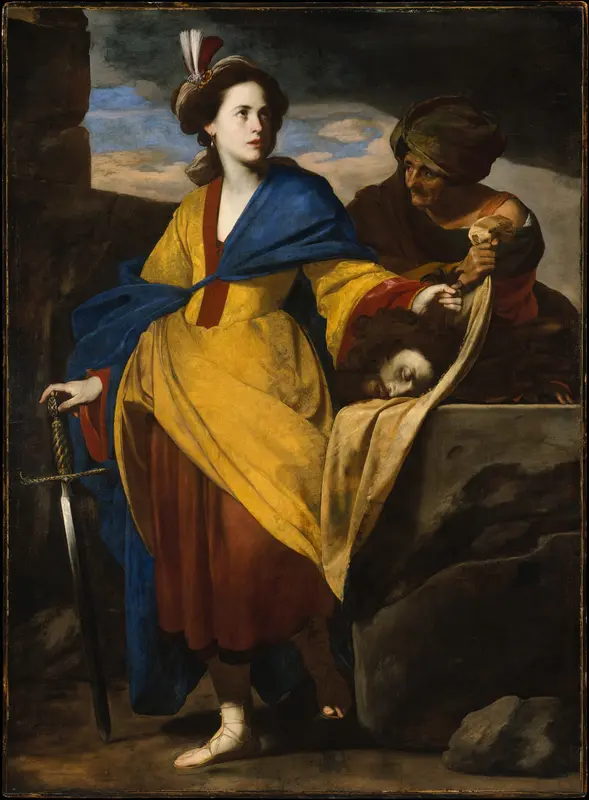 Judith with the Head of Holofernes Wall Art by Massimo Stanzione - High-Resolution Digital Print
