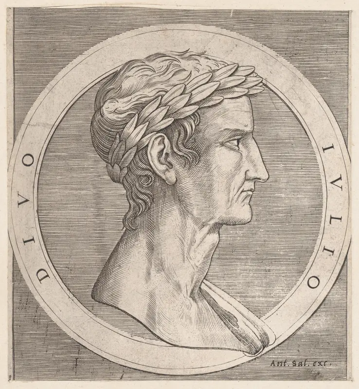 Julius Caesar, from The Twelve Caesars, from "Speculum Romanae Magnificentiae"