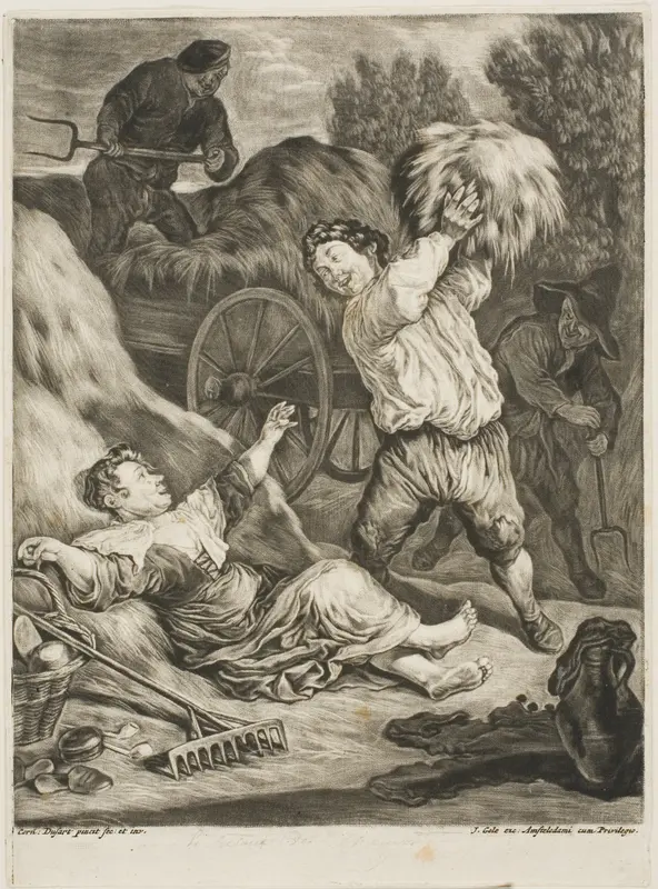 July Wall Art by Cornelis Dusart - High-Resolution Digital Print