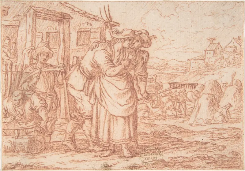 July (one of a series representing the labors of the months) Wall Art by Jonas Umbach - High-Resolution Digital Print