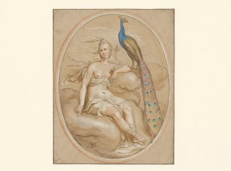 Juno Wall Art by Hendrick Goltzius - High-Resolution Digital Print