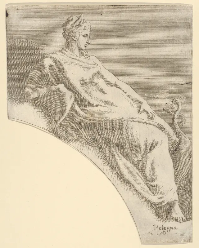 Juno, from "Twelve Muses and Goddesses" Wall Art by Léon Davent - High-Resolution Digital Print