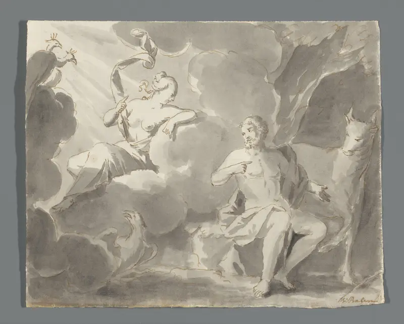 Juno vertrouwt Io toe aan Argus Wall Art by Unknown - High-Resolution Digital Print