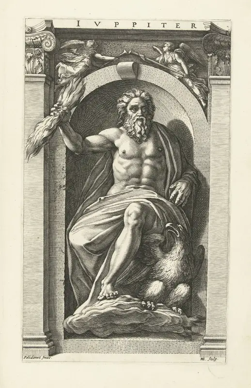 Jupiter Wall Art by Hendrick Goltzius - High-Resolution Digital Print