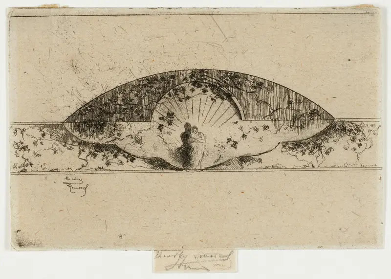Jupiter and Alcmene Medallion, Sketch for Decoration of a Frame