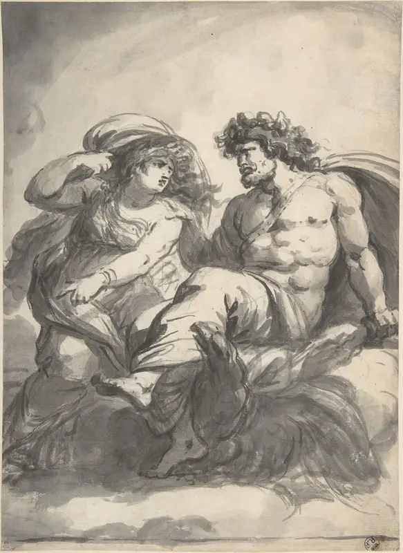 Jupiter and Ceres Wall Art by Antoine François Callet - High-Resolution Digital Print