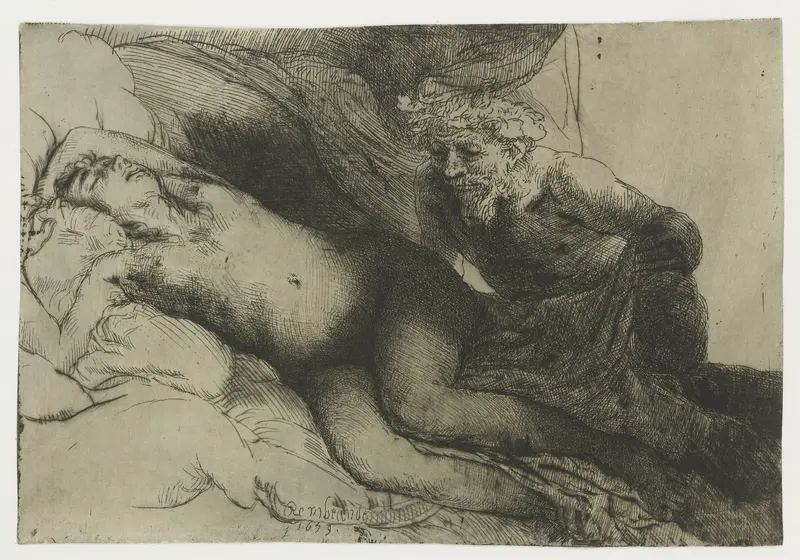 Jupiter en Antiope: grote plaat Wall Art by Unknown - High-Resolution Digital Print