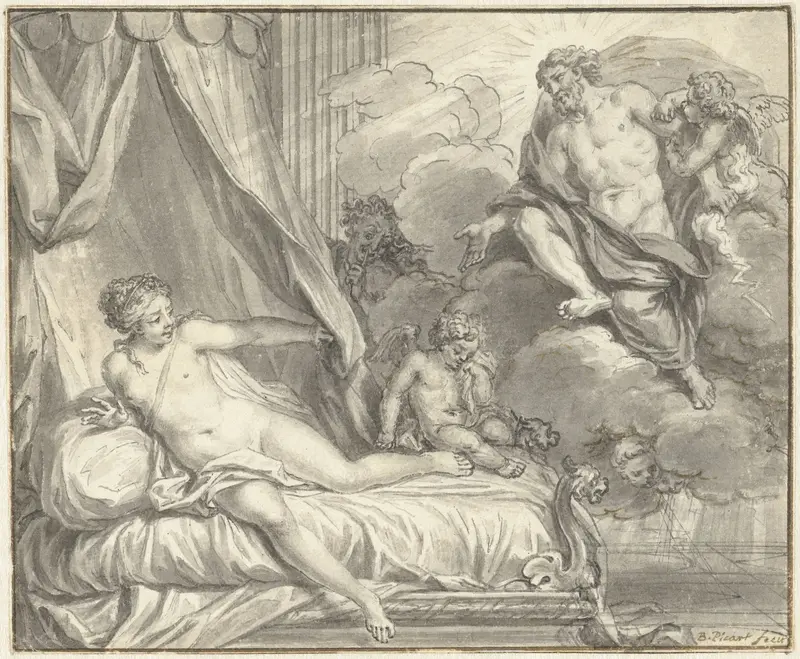 Jupiter en Semele Wall Art by Bernard Picart - High-Resolution Digital Print