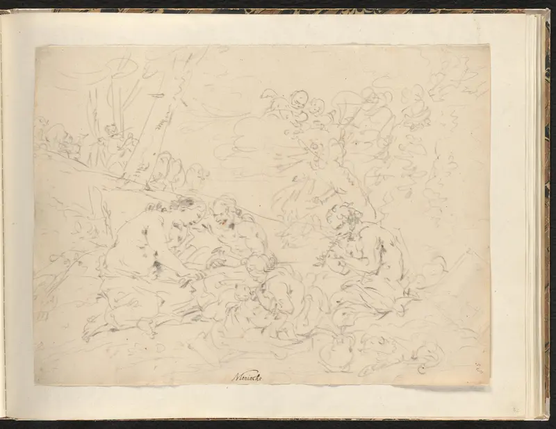 Jupiter gezoogd door de geit Amalthea Wall Art by Unknown - High-Resolution Digital Print