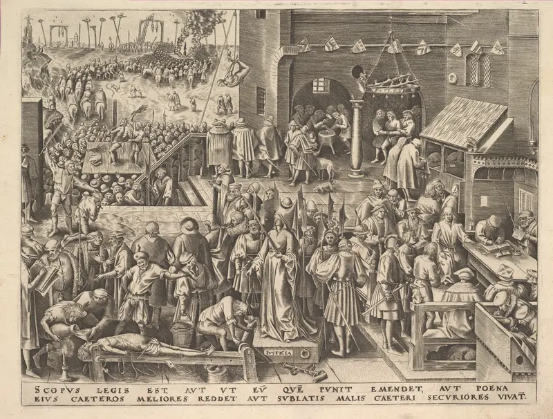 Justice (Justicia) from The Virtues Wall Art by Philips Galle - High-Resolution Digital Print