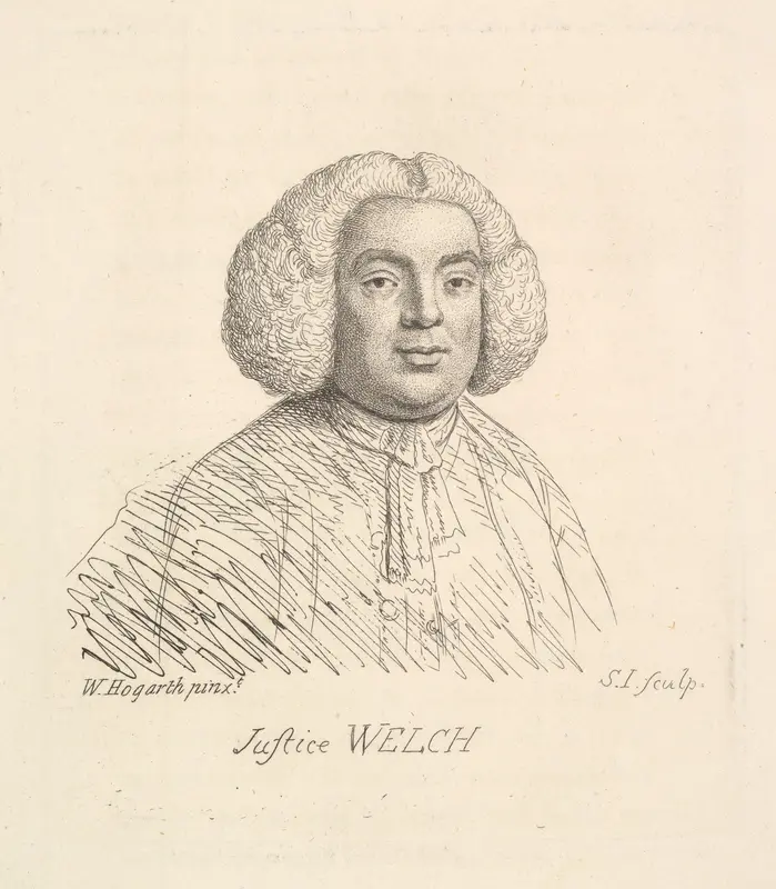 Justice Welch Wall Art by William Hogarth - High-Resolution Digital Print