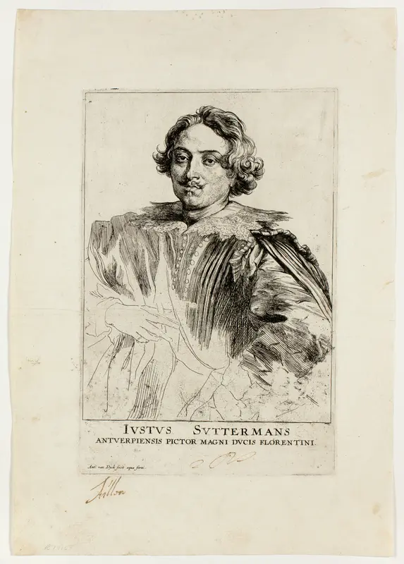 Justus Suttermans Wall Art by Anthony van Dyck - High-Resolution Digital Print