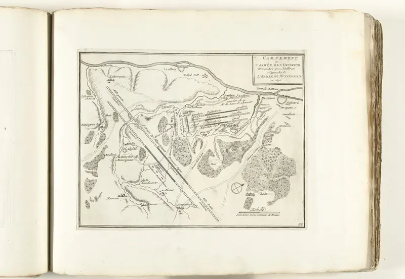 Kaart met het kampement van de keizerlijke troepen bij Heilbronn, 1695 Wall Art by Pieter Mortier (I) - High-Resolution Digital Print
