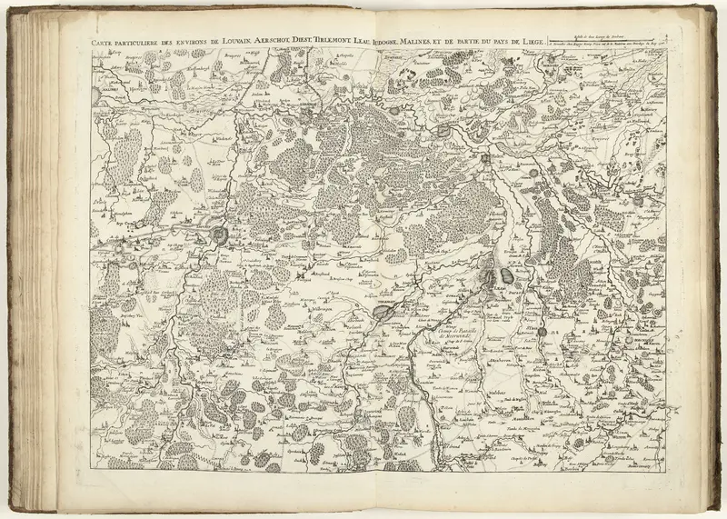 Kaart van Brabant, 1706 Wall Art by Unknown - High-Resolution Digital Print