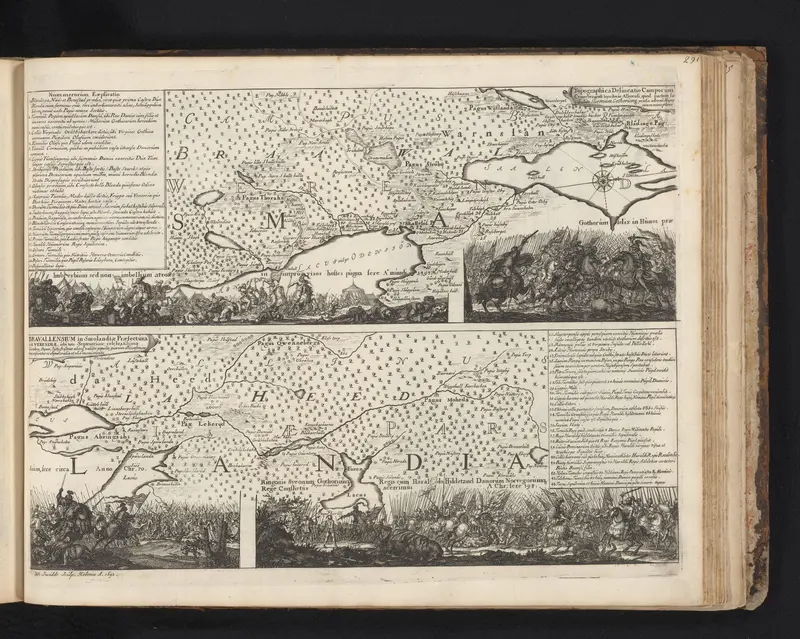 Kaart van de Bravalla heide Wall Art by Erik Jönssen Dahlberg - High-Resolution Digital Print