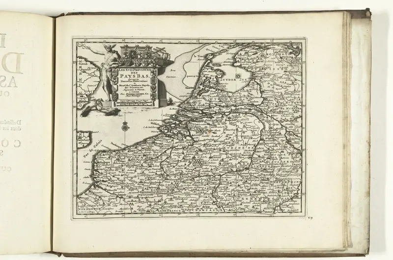 Kaart van de Nederlanden, 1726 Wall Art by anonymous - High-Resolution Digital Print