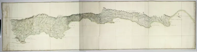 Kaart van de zuidkust tussen Kaap Agulhas en de Sondagsrivier Wall Art by Unknown - High-Resolution Digital Print