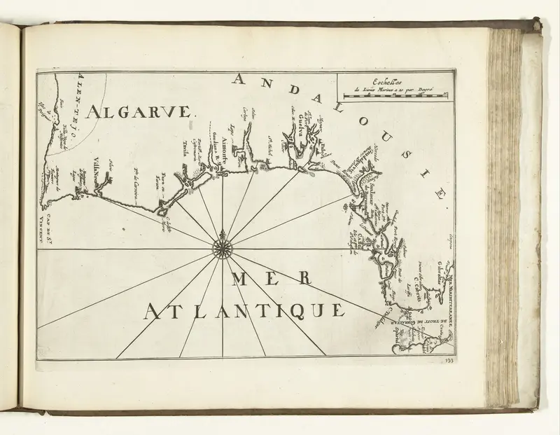 Kaart van de zuidkust van Portugal, 1726 Wall Art by anonymous - High-Resolution Digital Print