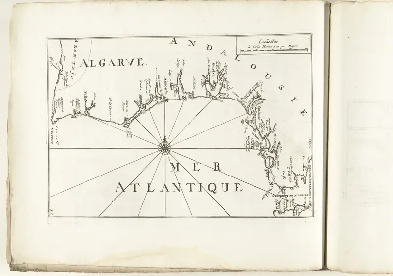 Kaart van de zuidkust van Portugal, ca. 1702 Wall Art by Pieter Mortier (I) - High-Resolution Digital Print
