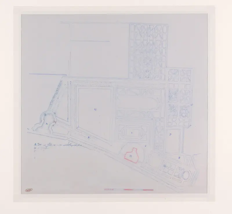 Kaart van een gebied rond de Vecht Wall Art by Unknown - High-Resolution Digital Print