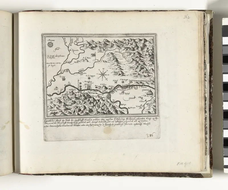 Kaart van Friuli, 1617 Wall Art by Unknown - High-Resolution Digital Print