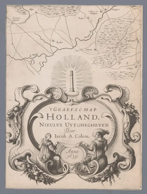 Kaart van het Graafschap Holland en Utrecht (plaat 31) Wall Art by Unknown - High-Resolution Digital Print
