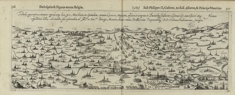 Kaart van het hertogdom Gulik, 1614 Wall Art by Simon Frisius - High-Resolution Digital Print