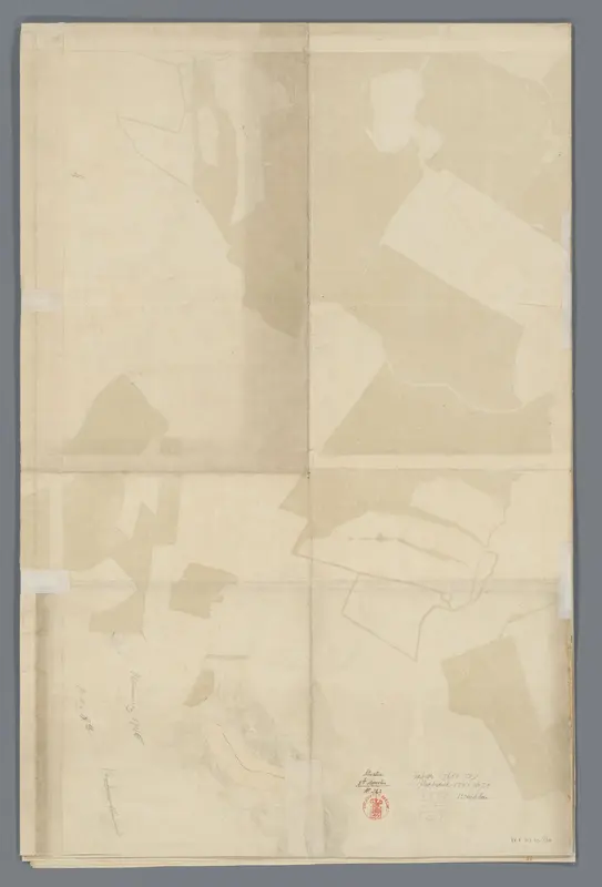 Kaart van het Hoogheemraadschap van Rijnland Wall Art by anonymous - High-Resolution Digital Print