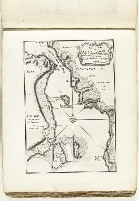 Kaart van het Sont, ca. 1702 Wall Art by anonymous - High-Resolution Digital Print