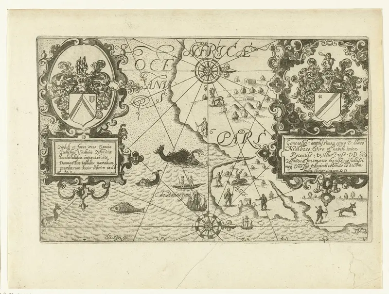 Kaart van Kaap de Goede Hoop en de Tafelbaai, 1601 Wall Art by anonymous - High-Resolution Digital Print
