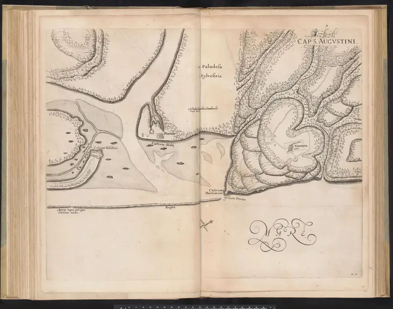 Kaart van kaap Sint Augustijn, ca. 1636-1644 Wall Art by Johannes Willemszoon Blaeu - High-Resolution Digital Print