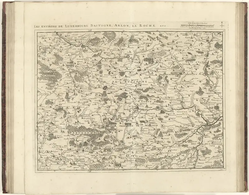 Kaart van Luxemburg, 1727 Wall Art by Unknown - High-Resolution Digital Print