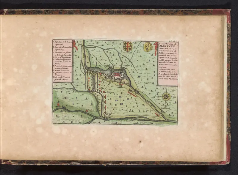 Kaart van Mantua, 1702 Wall Art by anonymous - High-Resolution Digital Print
