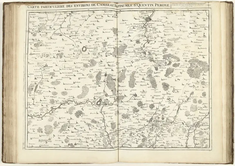 Kaart van Noord-Frankrijk, 1710 Wall Art by Unknown - High-Resolution Digital Print