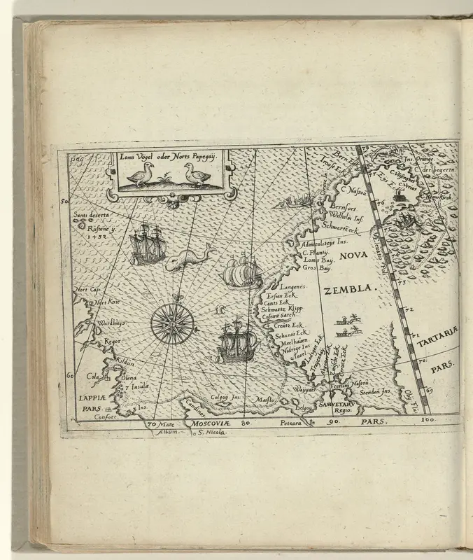 Kaart van Nova Zembla, 1594 Wall Art by anonymous - High-Resolution Digital Print